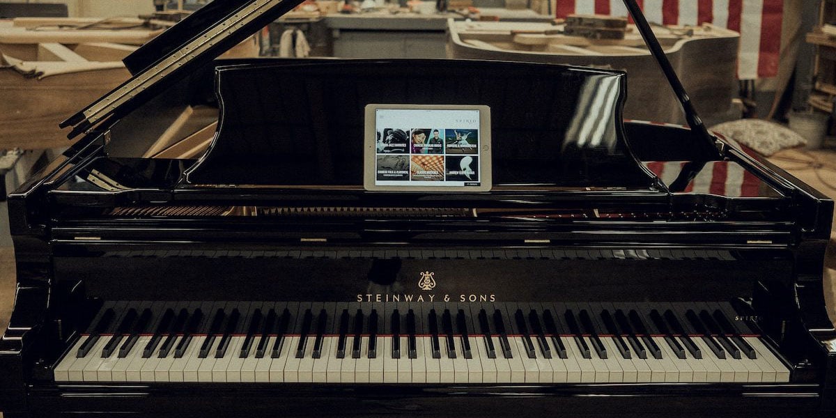 Steinway player store piano